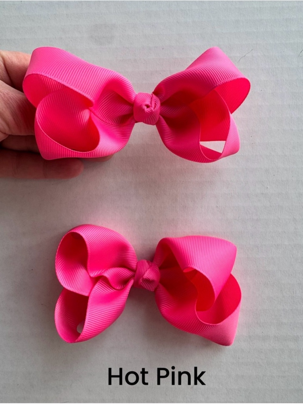 Hot Pink Solid Piggies